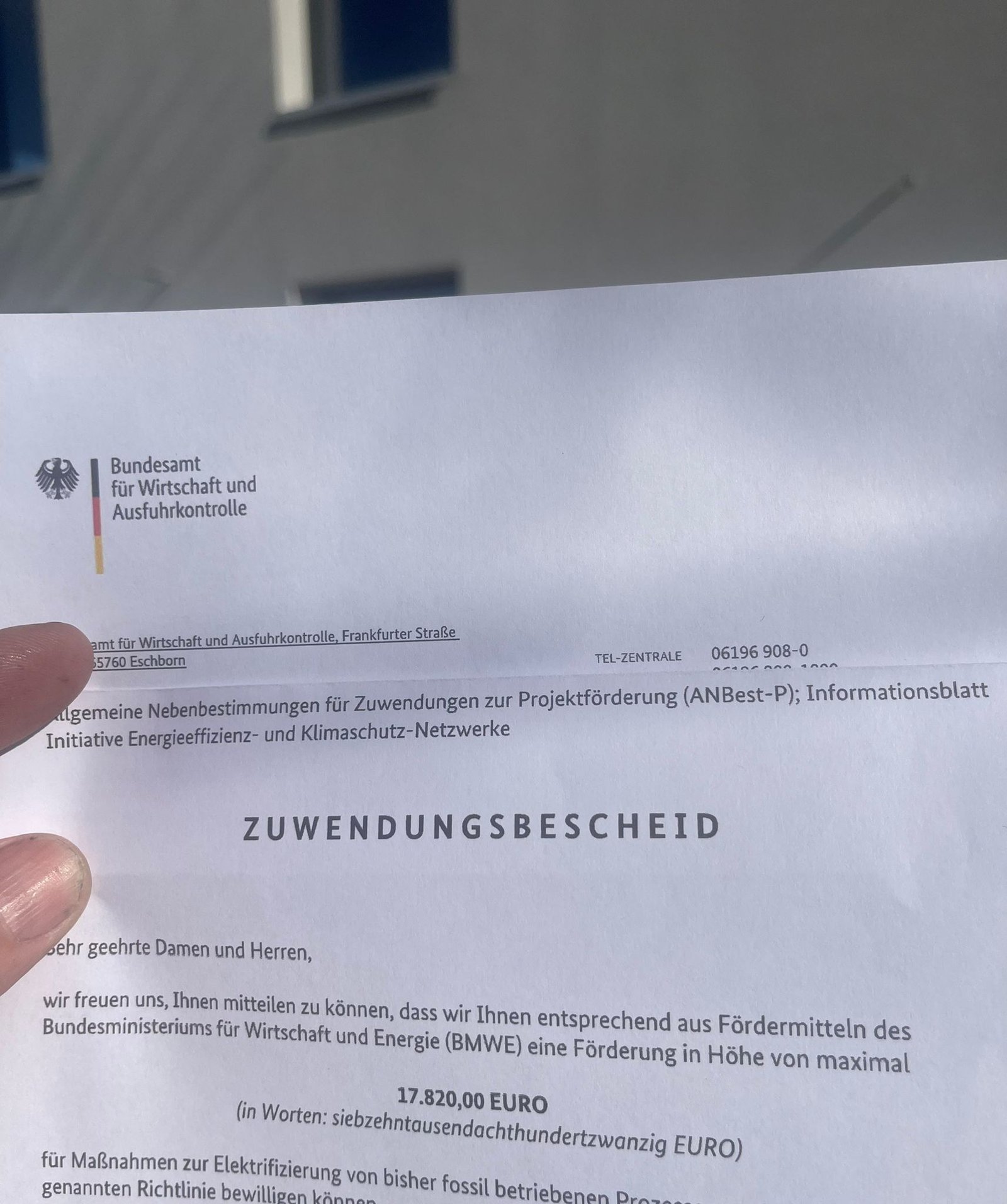 Förderung